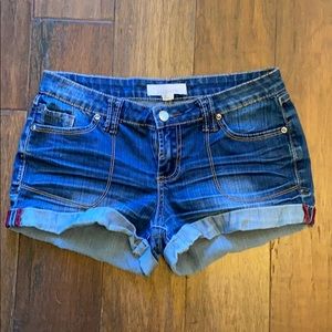 Denim shorts
